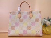 Sale
 Louis Vuitton LV Onthego Bags Handbags Pink Lattice n40518
