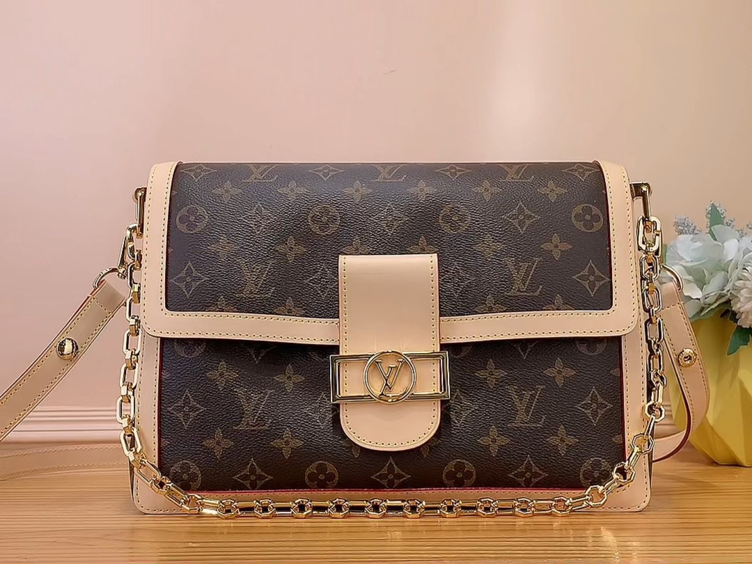 Louis Vuitton LV Dauphine Bags Handbags Monogram Canvas Cowhide Spring/Summer Collection Circle M47149