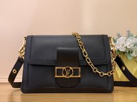 Replica Wholesale
 Louis Vuitton LV Dauphine Bags Handbags Black Cowhide Spring/Summer Collection Fashion M25209
