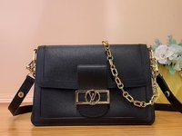 Louis Vuitton LV Dauphine Bags Handbags Replica AAA+ Designer
 Black Cowhide Spring/Summer Collection Fashion M25209