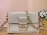 Louis Vuitton LV Dauphine Bags Handbags High Quality 1:1 Replica
 White Cowhide Spring/Summer Collection Fashion M25209