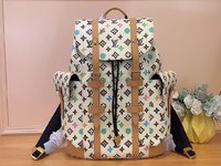 Louis Vuitton LV Christopher Bags Backpack White M25240