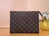 Louis Vuitton Wholesale
 Clutches & Pouch Bags Monogram Canvas Cowhide Fashion M83547