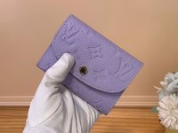 Louis Vuitton Wallet Purple Empreinte​ Cowhide M82927