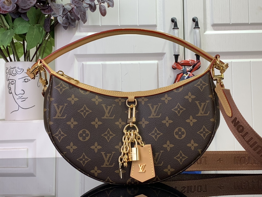 Louis Vuitton Bags Handbags Monogram Canvas Loop Hobo M12939