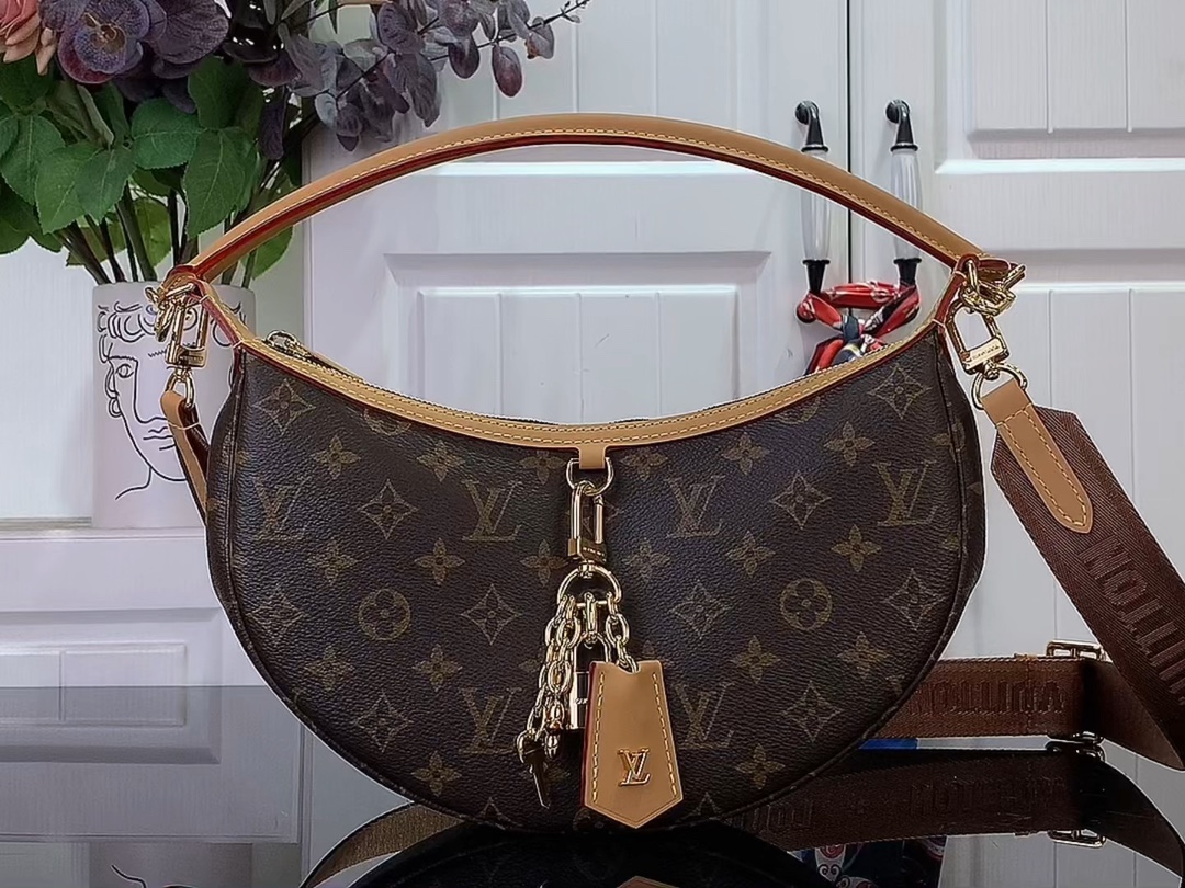 Louis Vuitton Bags Handbags Monogram Canvas Loop Hobo M12939