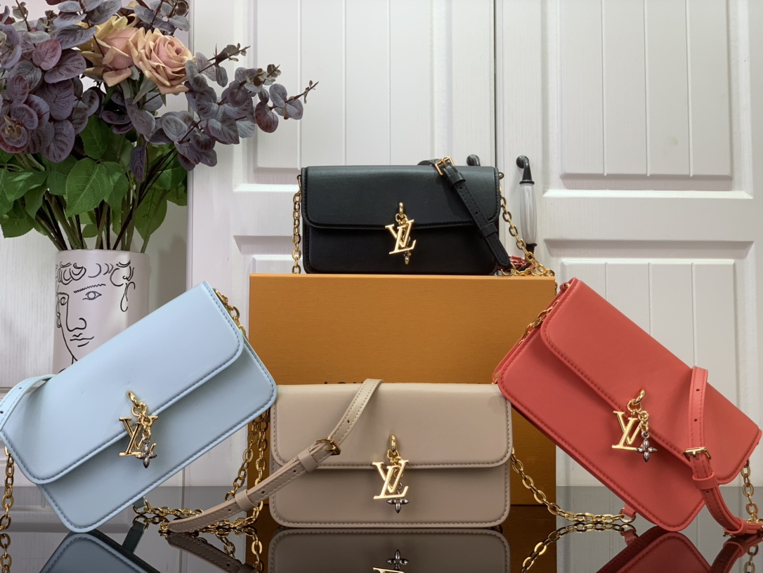 【WALLET ON CHAIN LV BLOOM 手袋】M14547蓝色 m14581 沙漠色 m14548 玫...