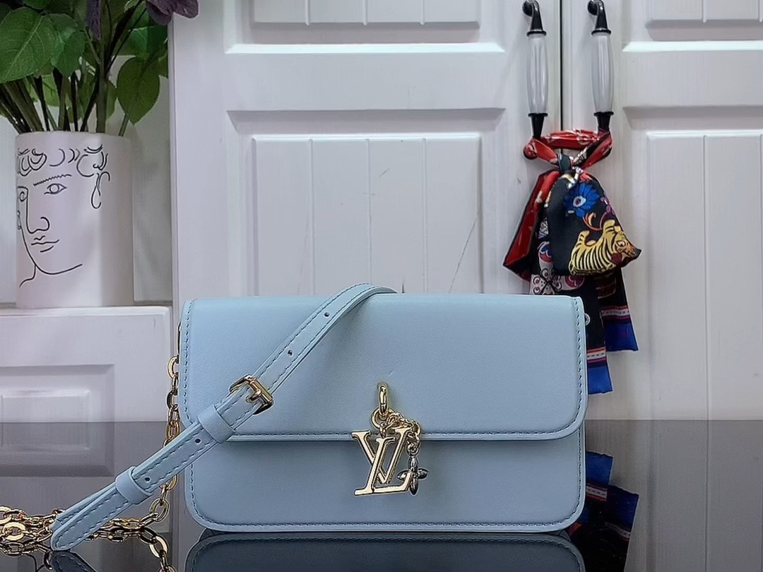 【WALLET ON CHAIN LV BLOOM 手袋】M14547蓝色 m14581 沙漠色 m14548 玫...