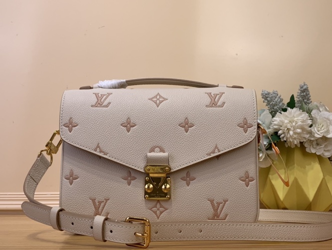 Louis Vuitton Pochette Métis MM Monogram Empreinte Leather Crossbody Bag 1 Louis Vuitton Pochette Métis MM Monogram Empreinte Leather Crossbody Bag