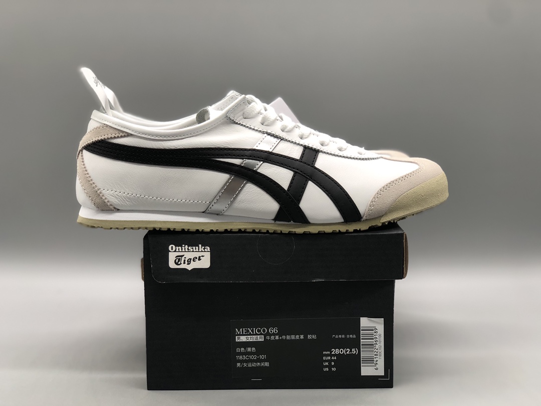 Wat is een tegenkwaliteit
 Onitsuka Tiger Casual Schoenen Zwart Grijs Wit Casual