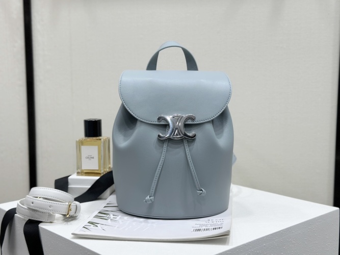 CELINE Bonnie Smooth Calfskin Backpack with Triomphe Magnetic Closure 1 CELINE Bonnie Smooth Calfskin Backpack with Triomphe Magnetic Closure