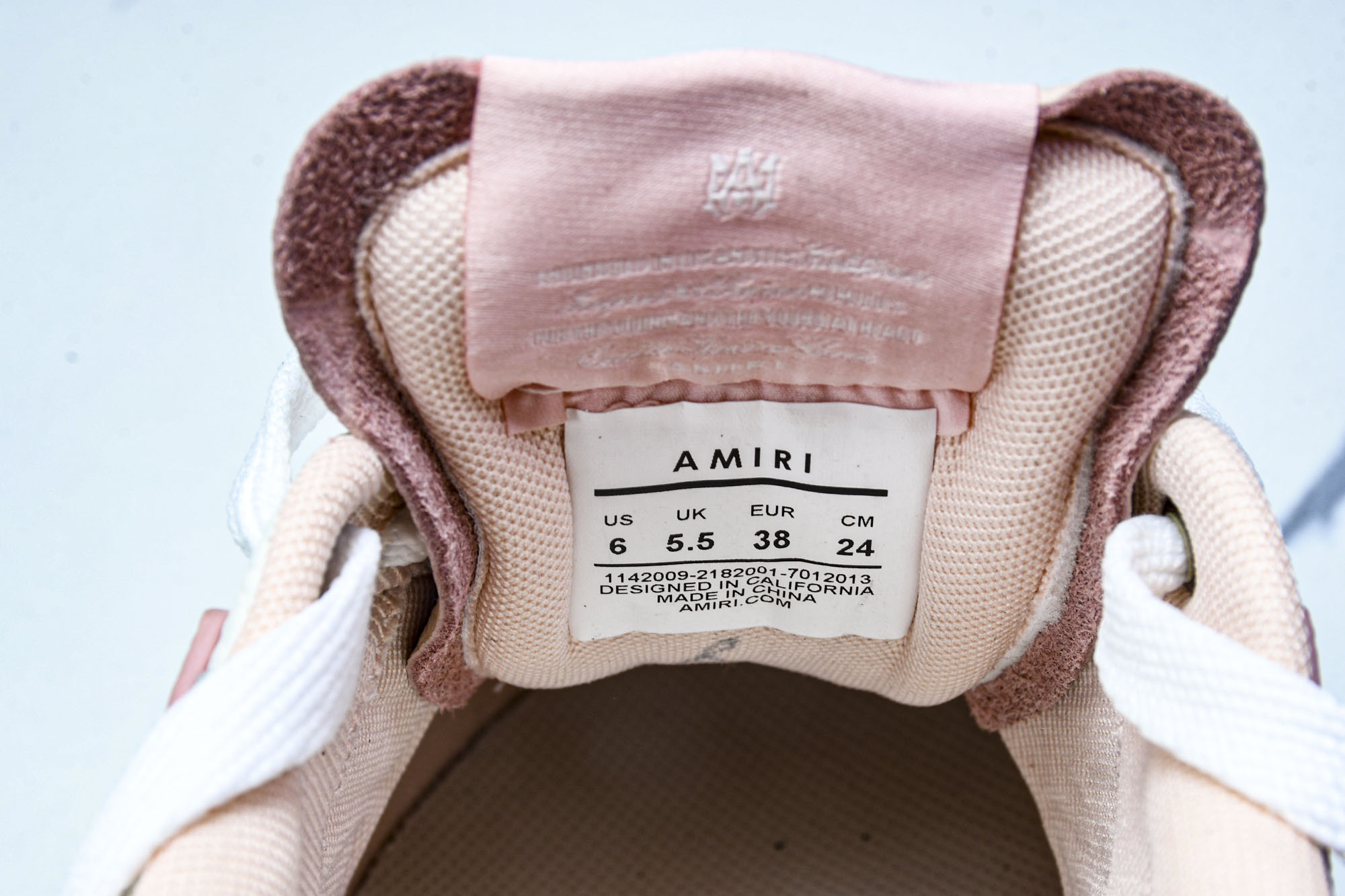 
AMIRI Pacific Bones 粉白
顶级代购版本 AMIRI Pacific bones 圆