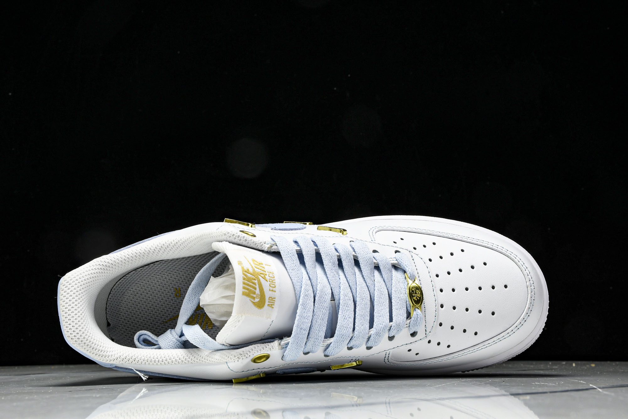 
Nike Air Force 1'07 Low 官方爆款定制 二次元主题 四勾天蓝 空军一号低帮休闲板