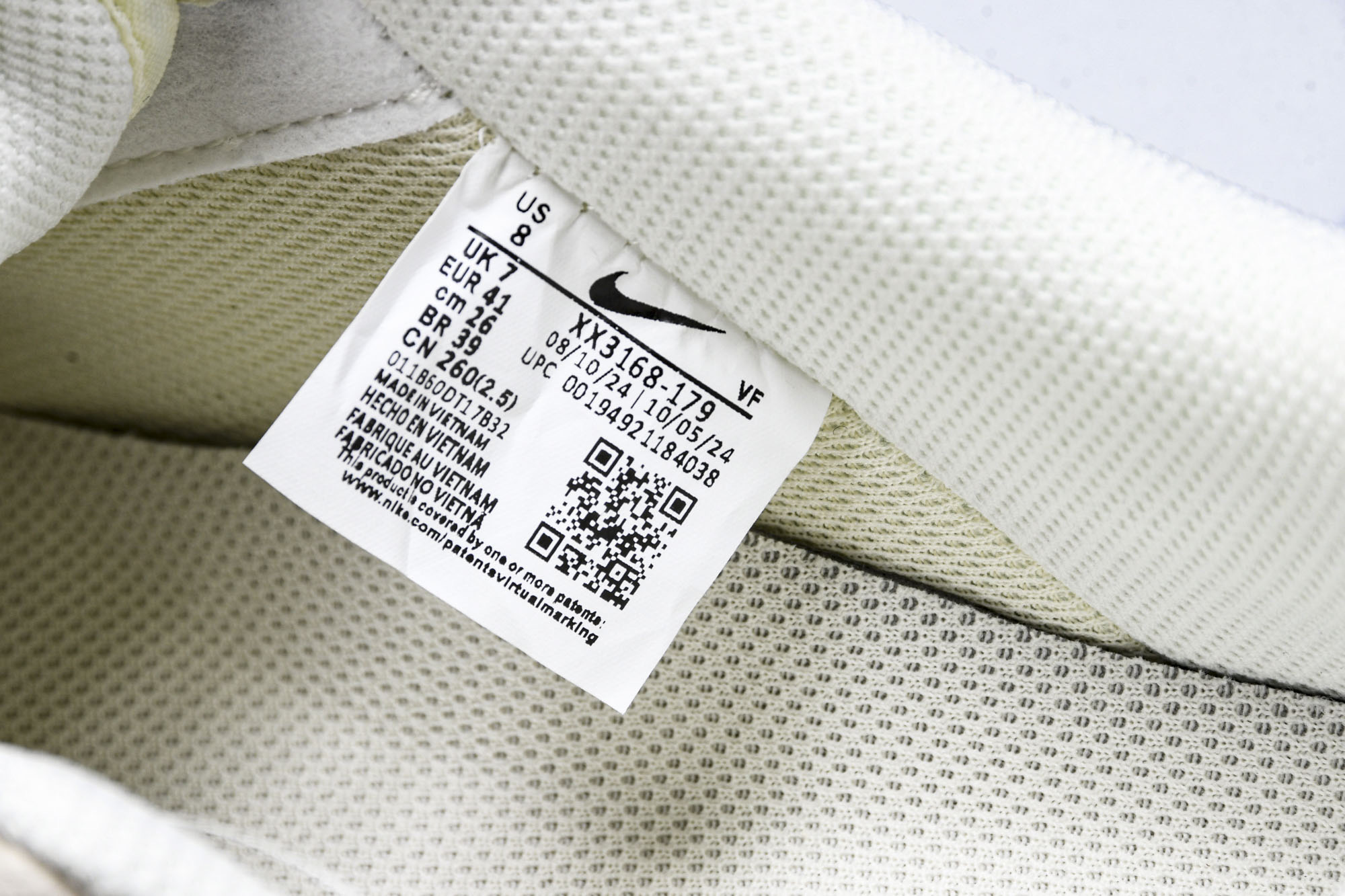 
Nike Air Force 1'07 Low Supreme联名 双拼米蓝 空军一号低帮休闲板鞋 X