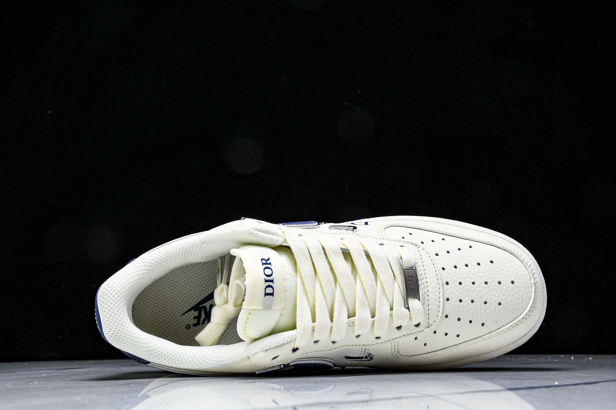 
Nike Air Force 1'07 Low 迪奥联名 蓝四小银勾 空军一号低帮休闲板鞋 XS286