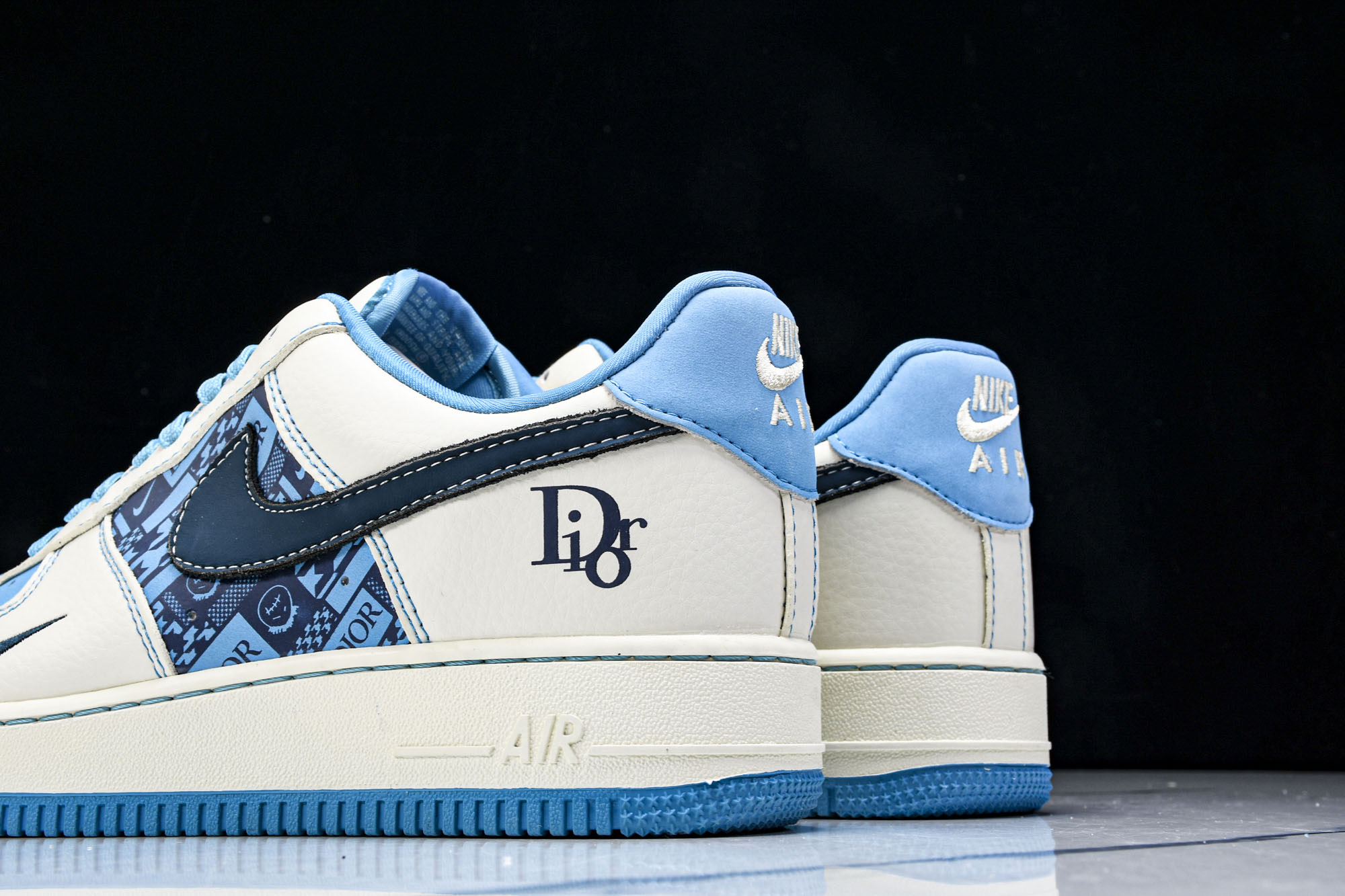 
Nike Air Force 1'07 Low 迪奥联名 石蕊蓝 空军一号低帮休闲板鞋 KK1988-