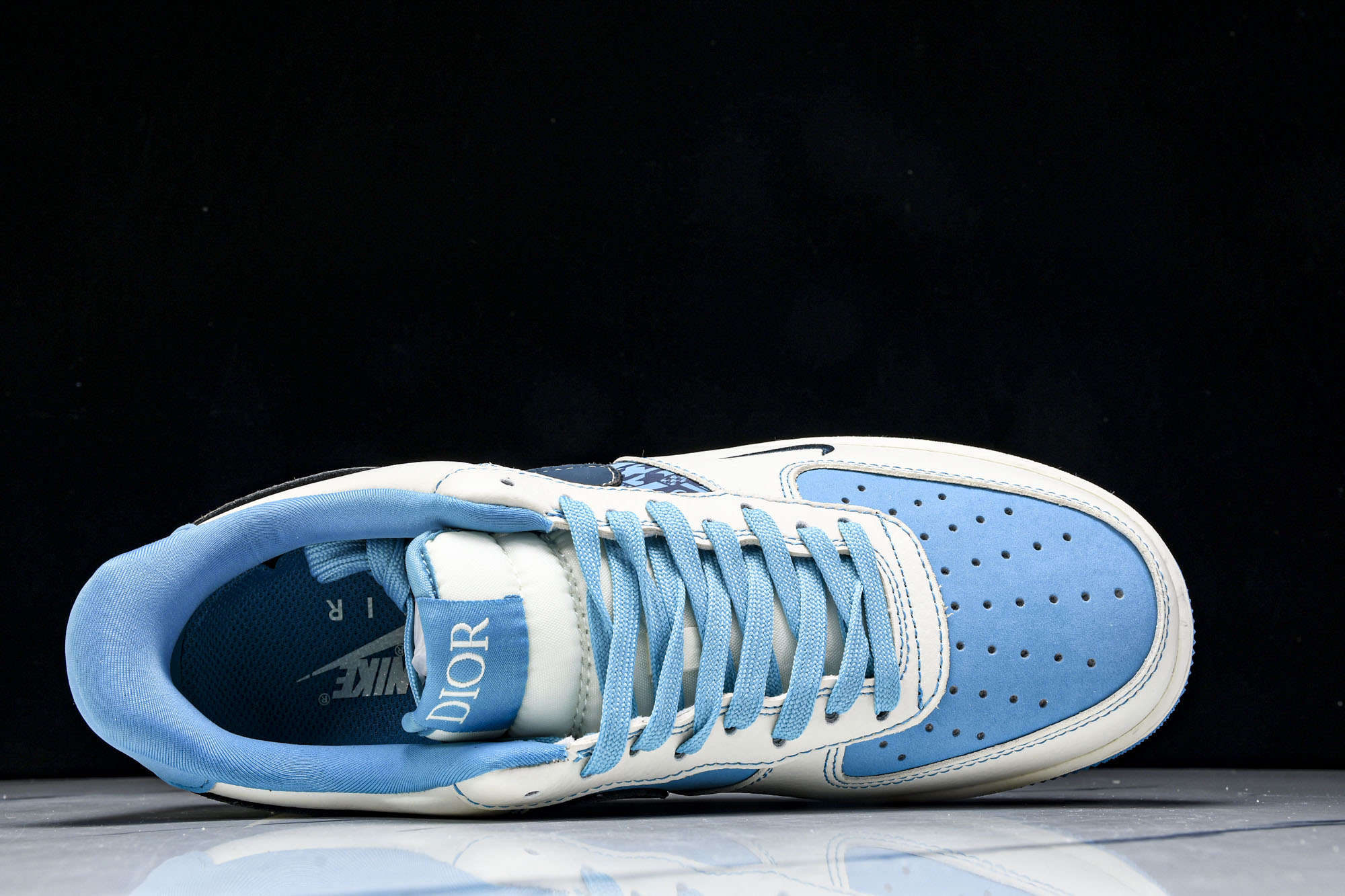 
Nike Air Force 1'07 Low 迪奥联名 石蕊蓝 空军一号低帮休闲板鞋 KK1988-