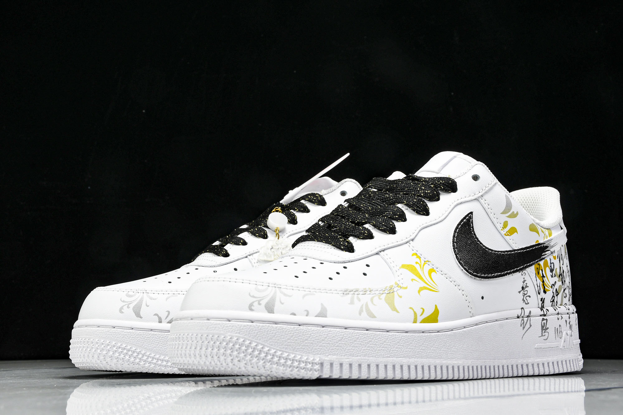 
Nike Air Force 1'07 Low 东篱醉 中国风 渐变黄 空军一号低帮休闲板鞋 ZH03