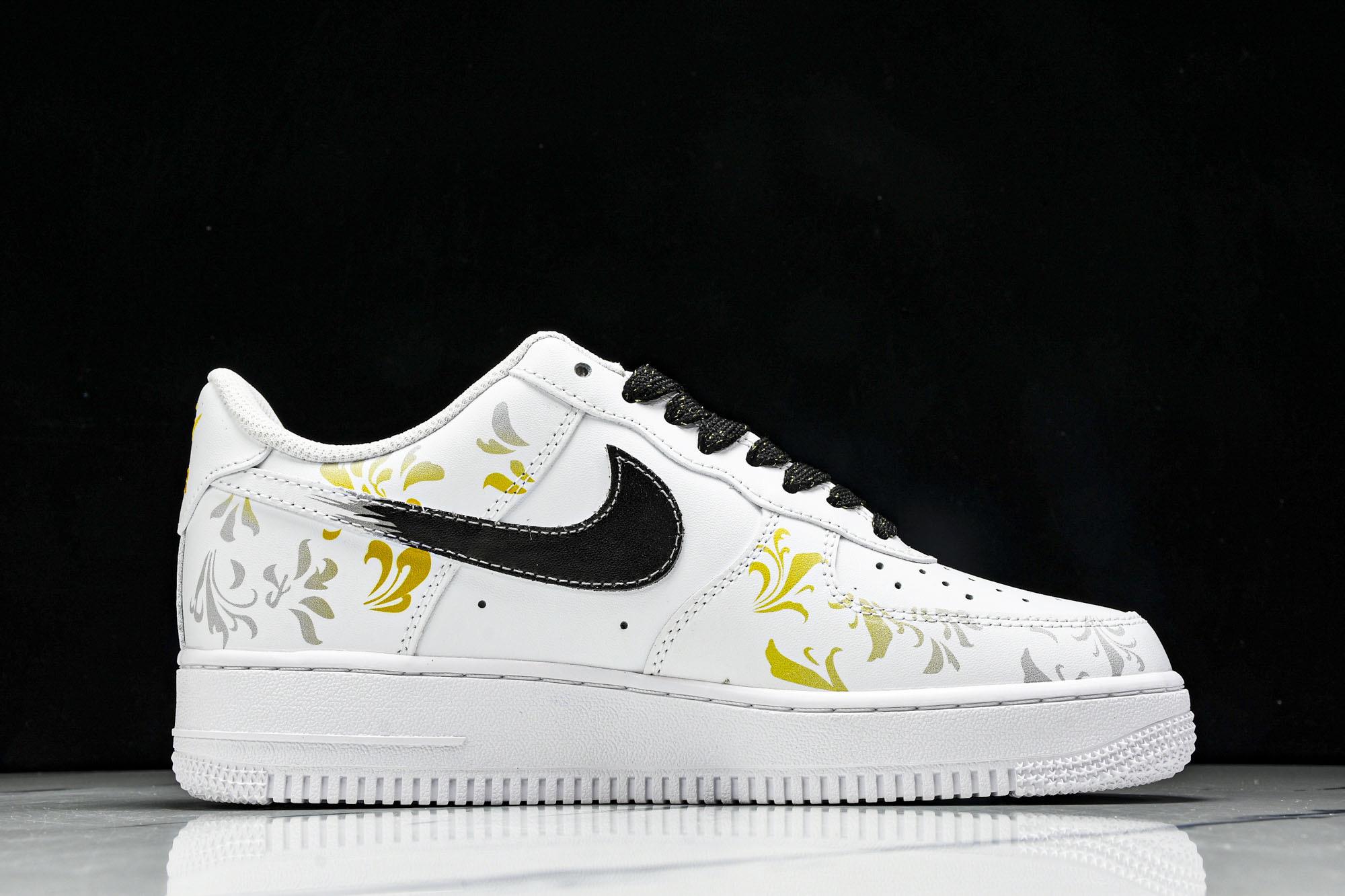 
Nike Air Force 1'07 Low 东篱醉 中国风 渐变黄 空军一号低帮休闲板鞋 ZH03
