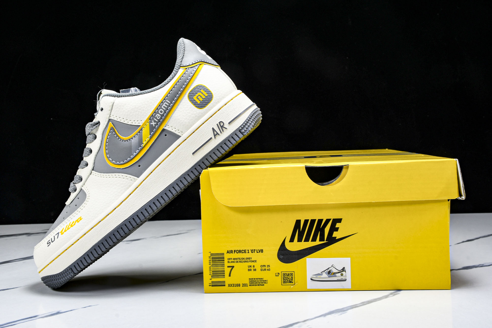 
Nike Air Force 1'07 Low 小米联名 寒武岩灰 空军一号低帮休闲板鞋 XX3168