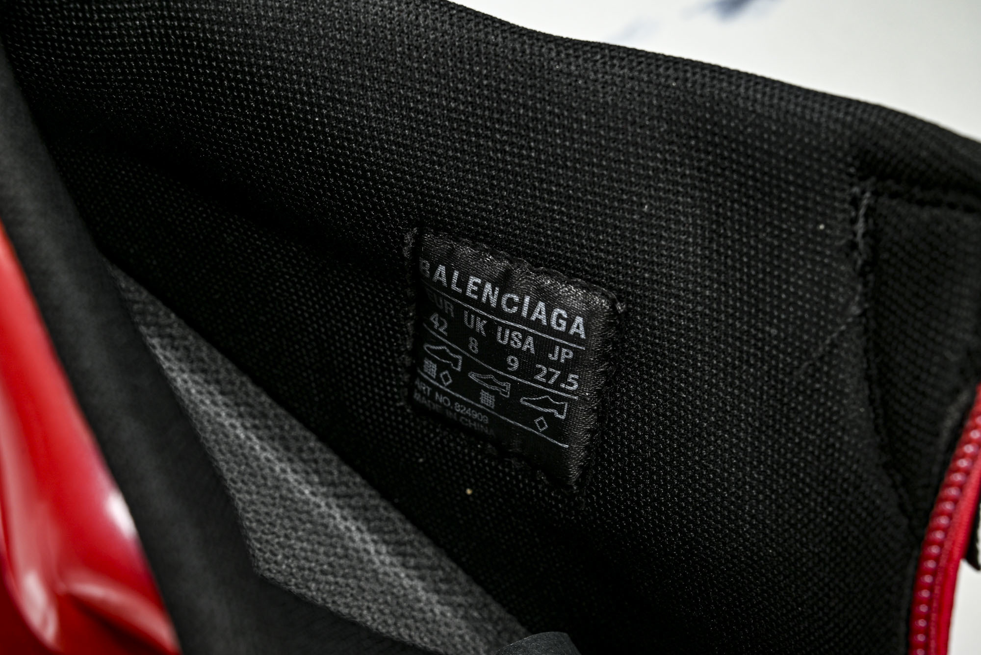 Balenciaga巴黎世家篮球鞋男士缓震支撑贴合防滑红色 WBKBM601039 40 41 42 4