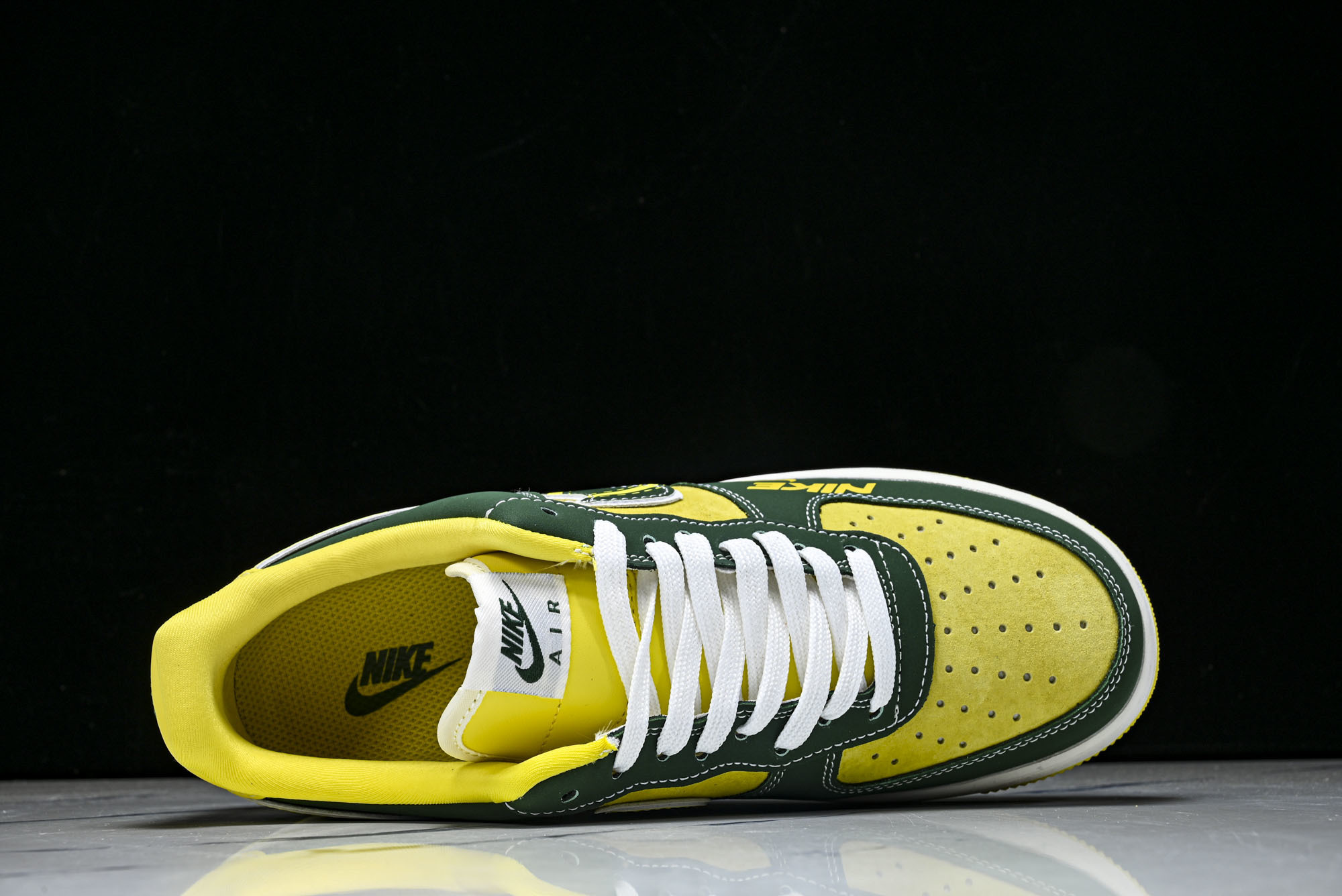 Nike Air Force 1'07 Low 草绿黄 空军一号低帮休闲板鞋 SY1388-00836 