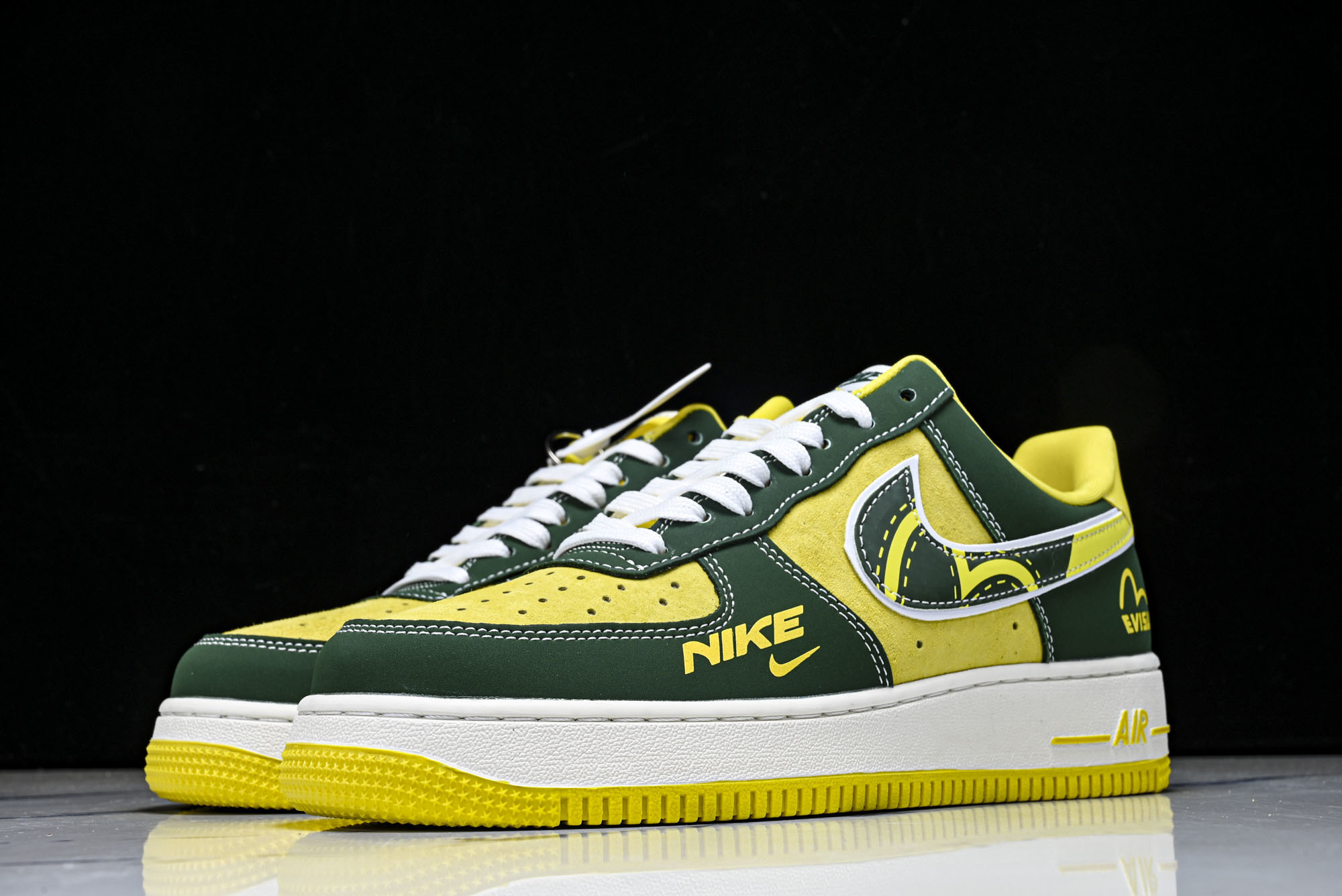 Nike Air Force 1'07 Low 草绿黄 空军一号低帮休闲板鞋 SY1388-00836 