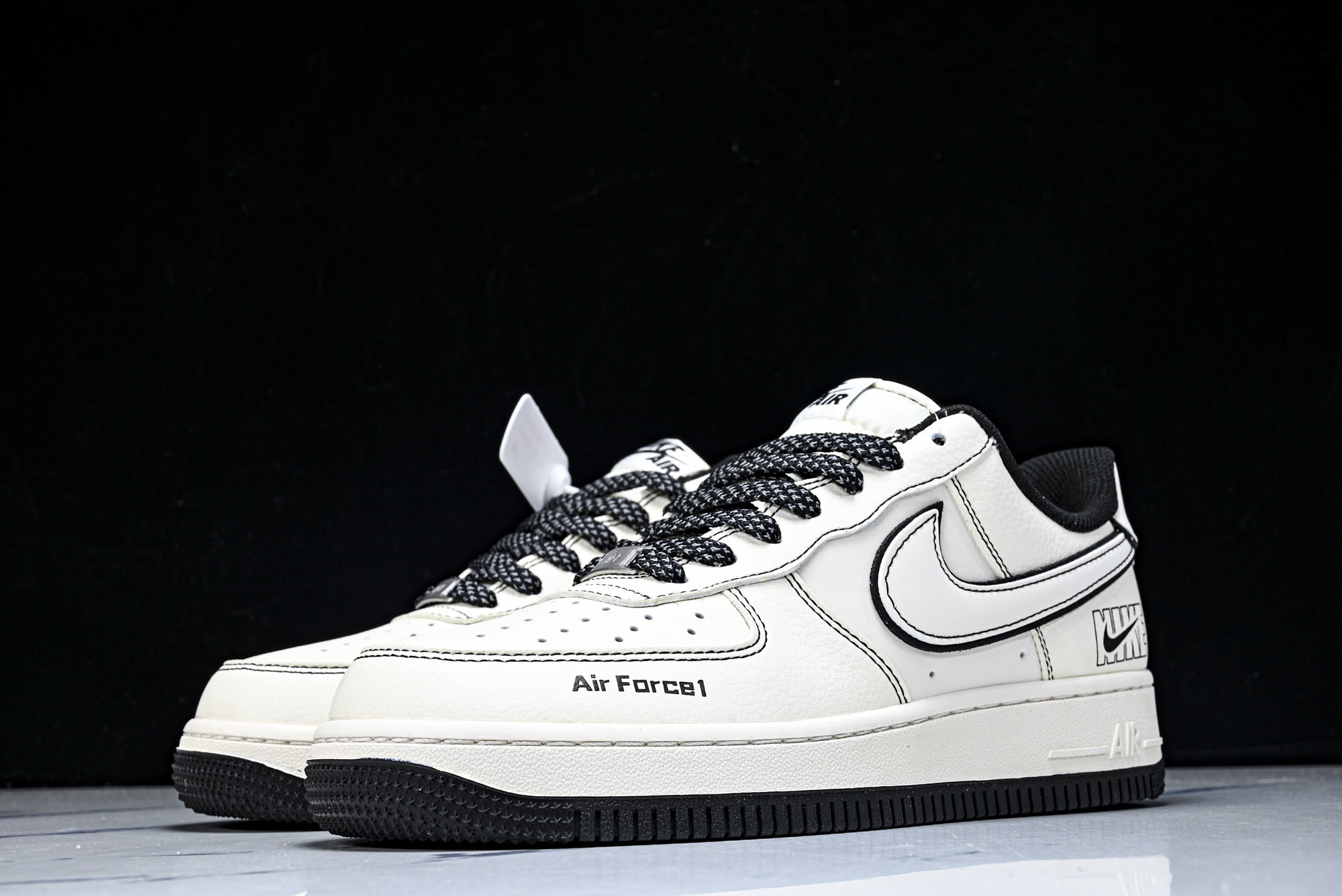 Nike Air Force 1'07 Low 黑兔八哥 空军一号低帮休闲板鞋 jp-8148-0603