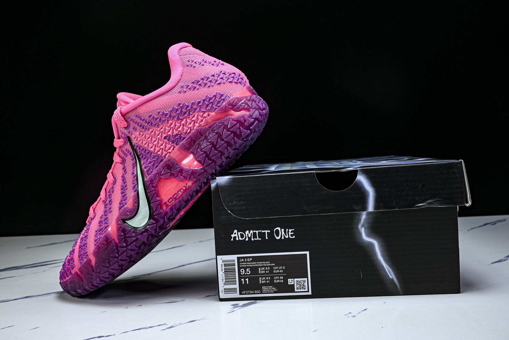 (版)Nike JA 3 EP 莫兰特三代低帮实战篮球鞋 HF2794-60039 40 40.5 41