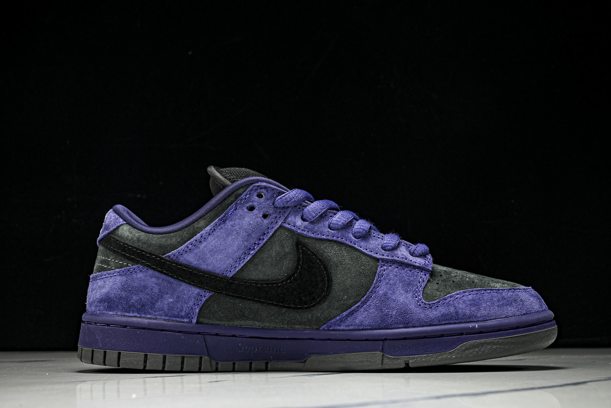 Supreme x Nike Dunk SB Dunk Low 联名灰紫 低帮休闲滑板鞋 HQ8487-