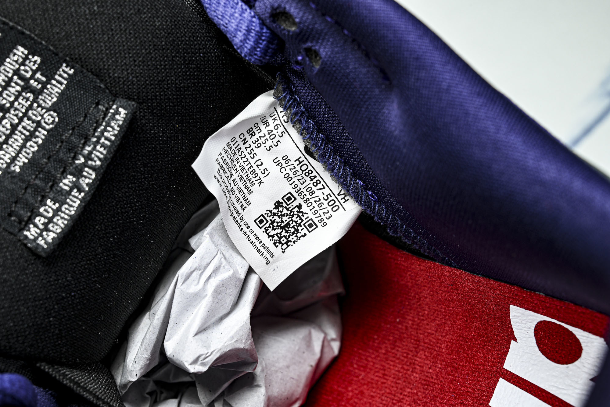 Supreme x Nike Dunk SB Dunk Low 联名灰紫 低帮休闲滑板鞋 HQ8487-