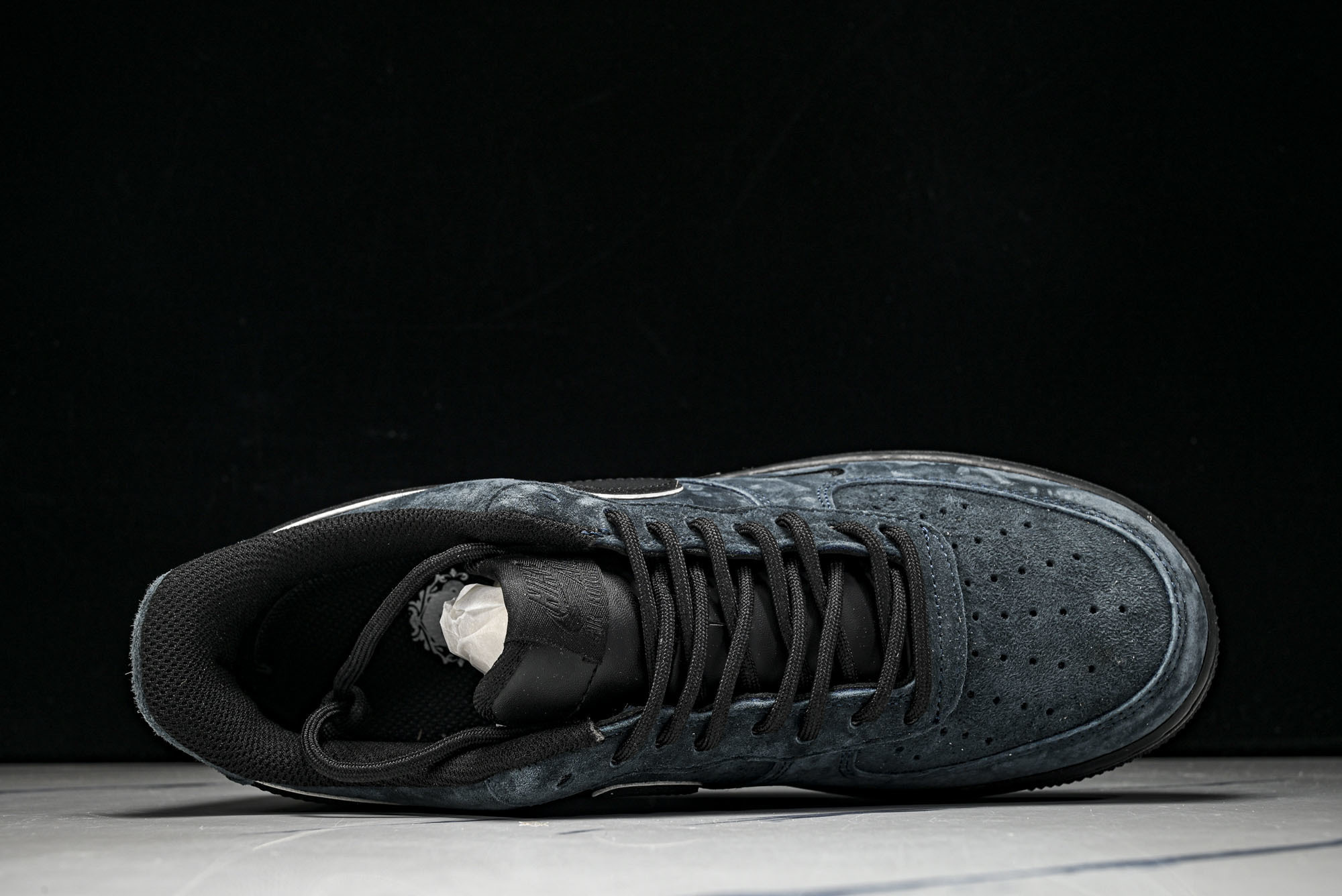 Nike Air Force 1'07 Low 深蓝黑 全麂皮 空军低帮休闲板鞋 ZH0316-1573