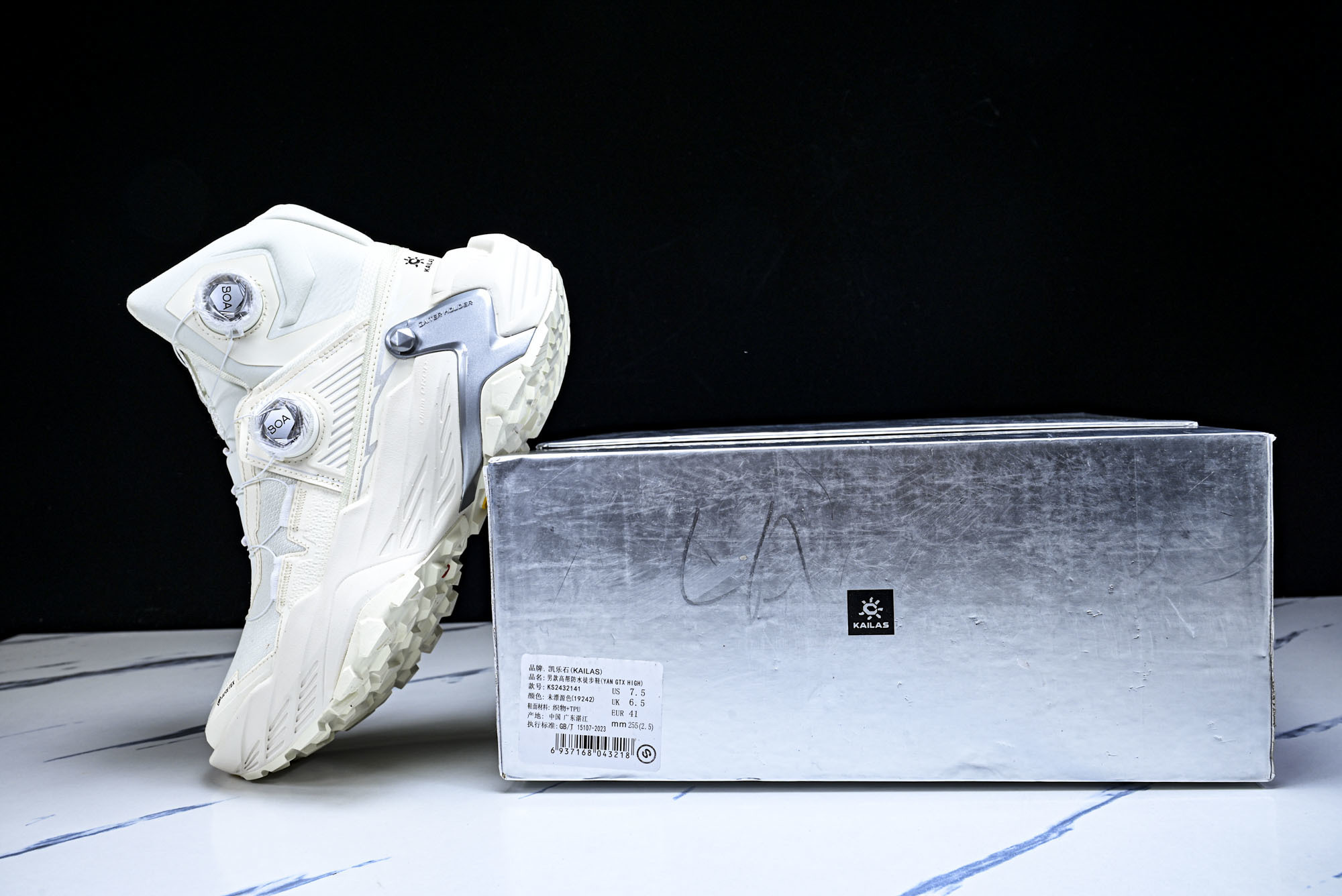(TOP)凯乐石YAN GTX HIGH高帮防水徒步登山鞋男女士V底防滑户外休闲鞋KS36 36.5 3