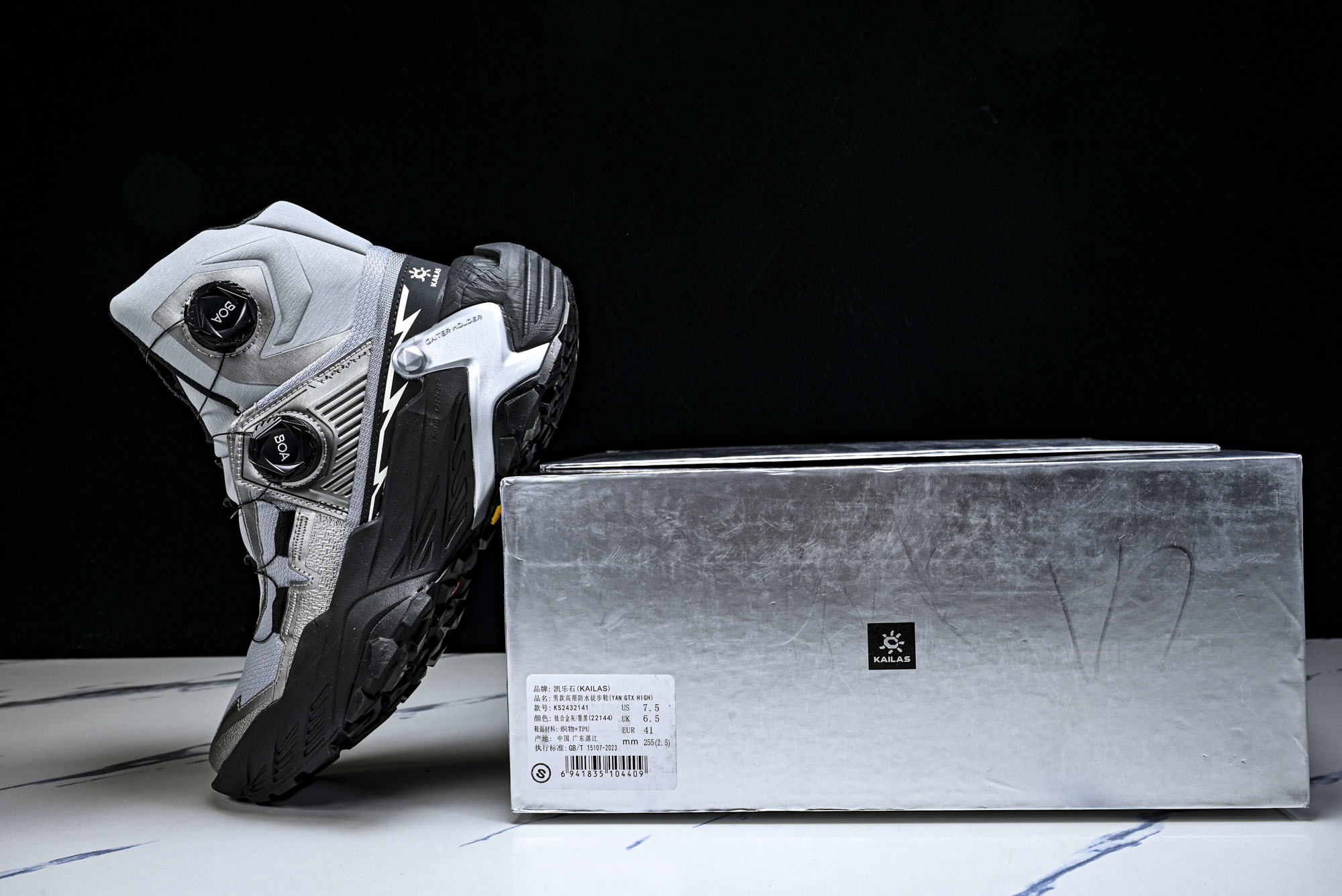 (TOP)凯乐石YAN GTX HIGH高帮防水徒步登山鞋男女士V底防滑户外休闲鞋KS36 36.5 3