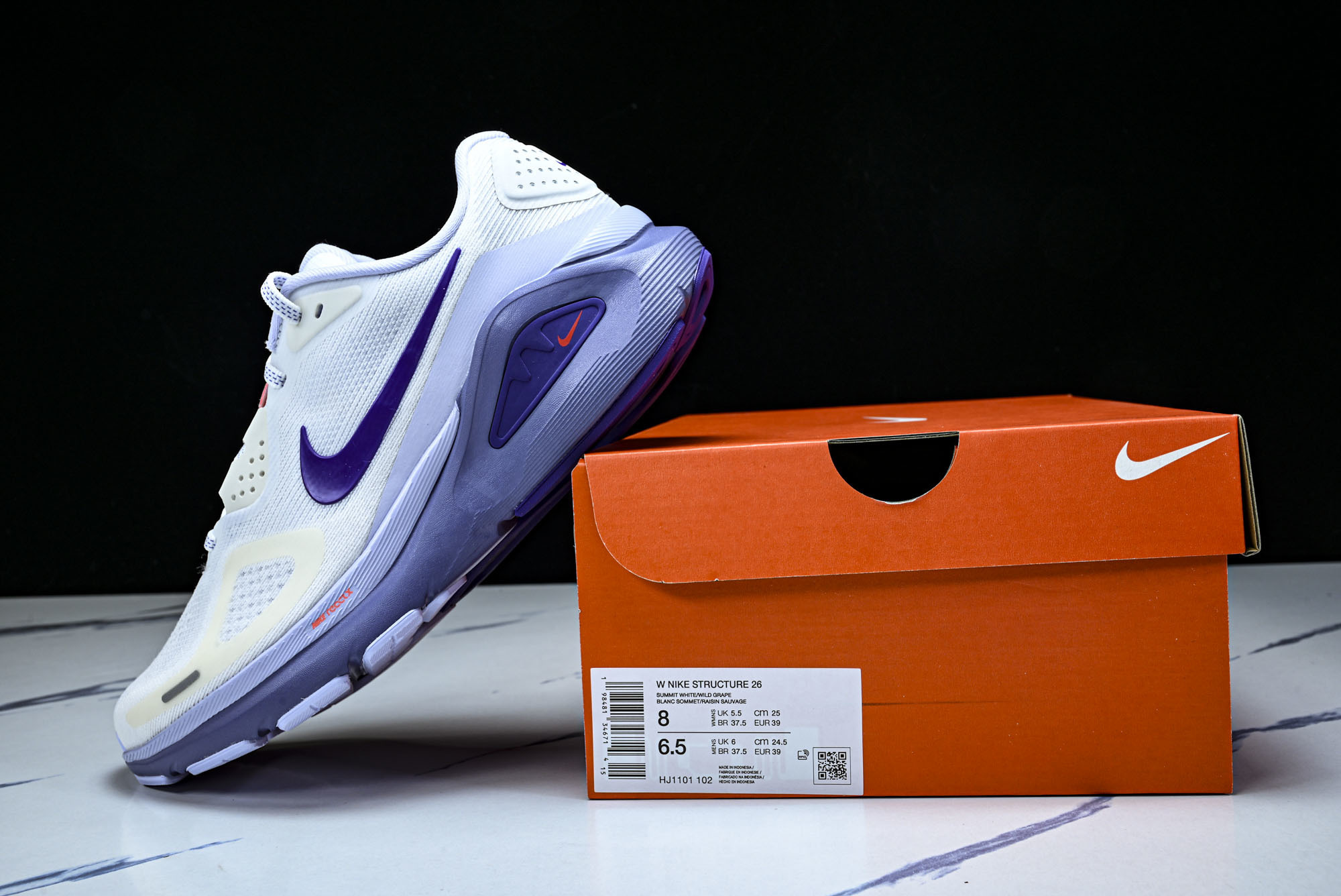 ()Nike/耐克Structure 26男女士耐磨气垫缓震训练支撑稳定跑步鞋HJ1101 10236 