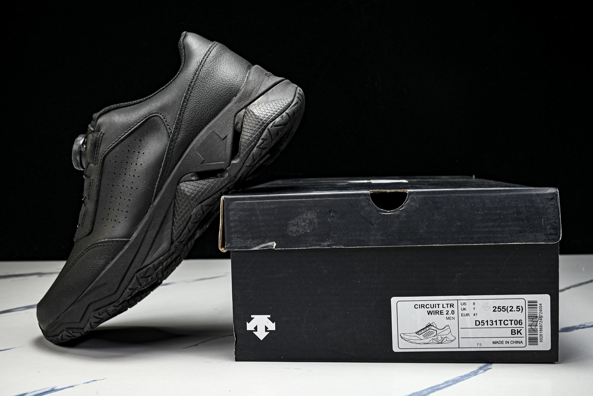 迪桑特 DESCENTE BOA Running 25 全皮面综训健身男同款综训鞋D5131TCT06尺