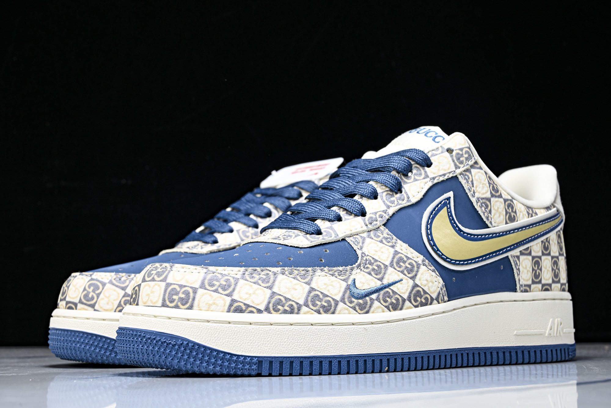 Nike Air Force 1'07 Low 联名 米白蓝 空军一号低帮休闲板鞋 XL1979-127