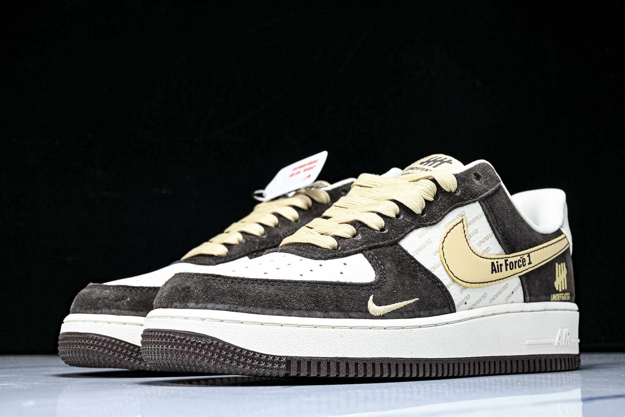 Nike Air Force 1'07 Low 联名 棕白金 空军一号低帮休闲板鞋 KD1688-001