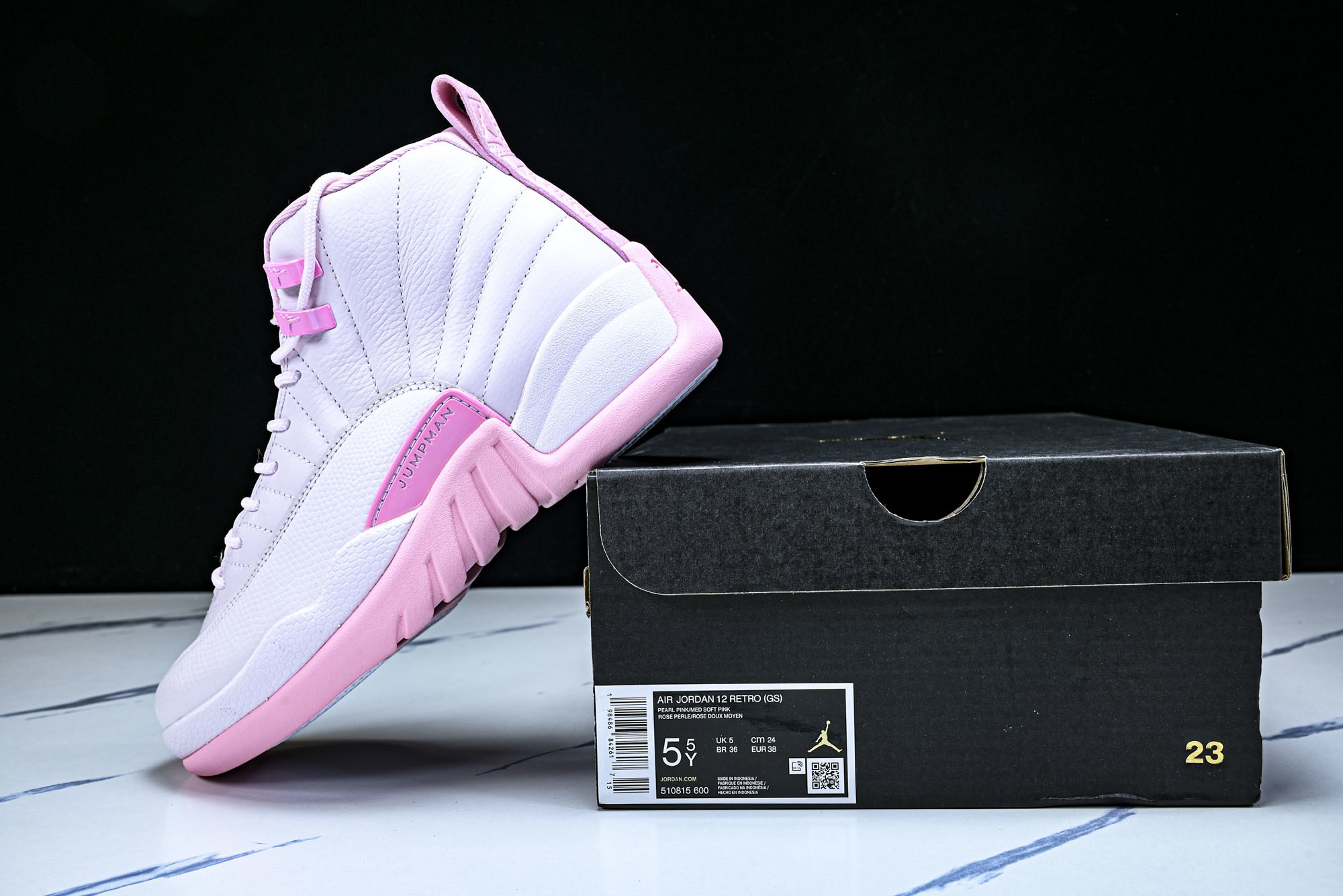 Air Jordan 12 RETRO GS AJ12 珍珠粉 60036 36.5 37.5 38 3