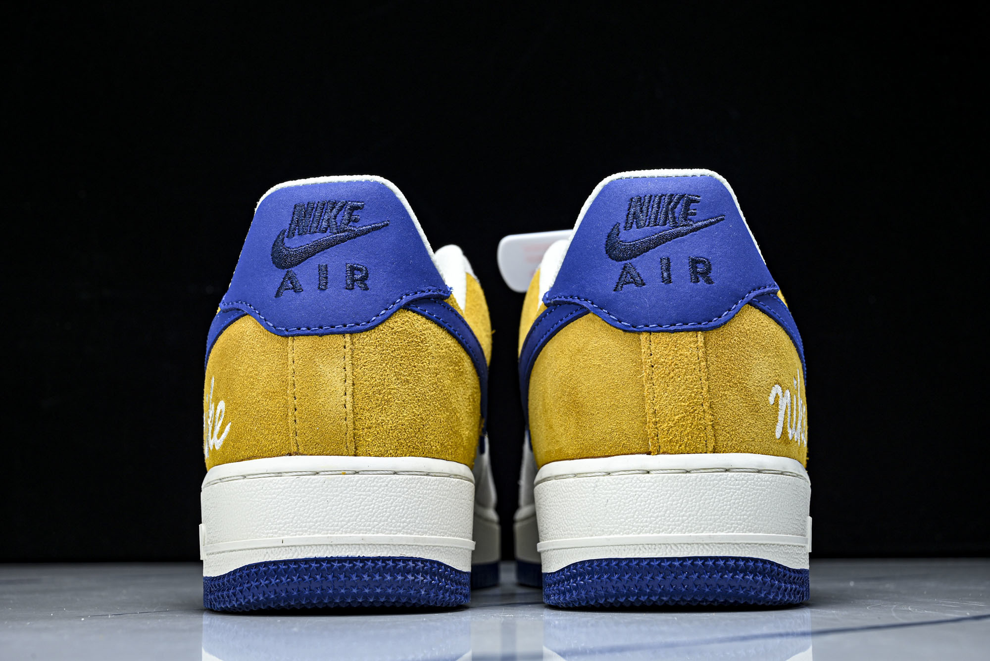 Nike Air Force 1'07 Low 白灰棕蓝拼接 空军一号低帮休闲板鞋 HF2794-100