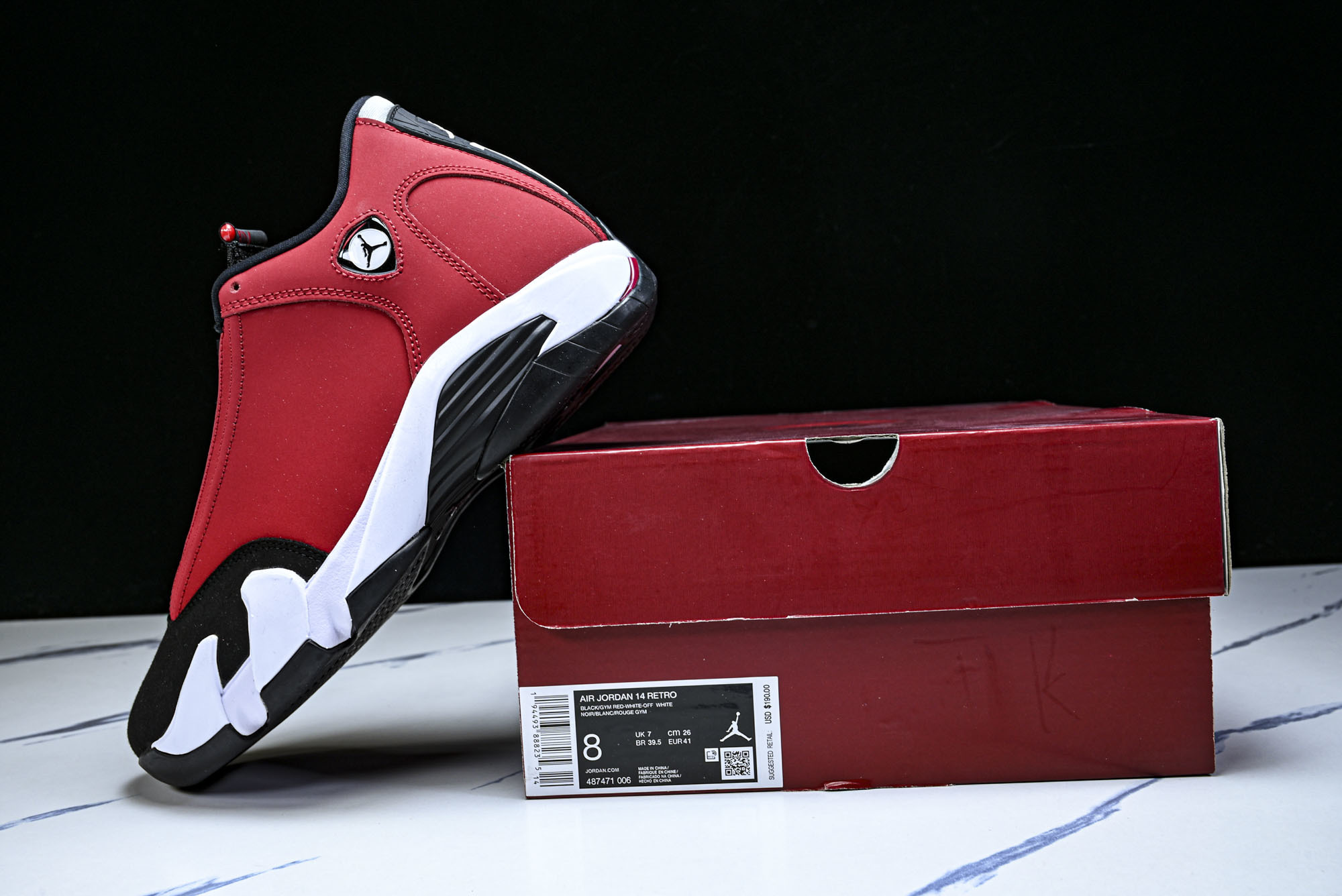 Air Jordan 14 “Gym Red” 红黑白色 -00640 40.5 41 42 42.5 