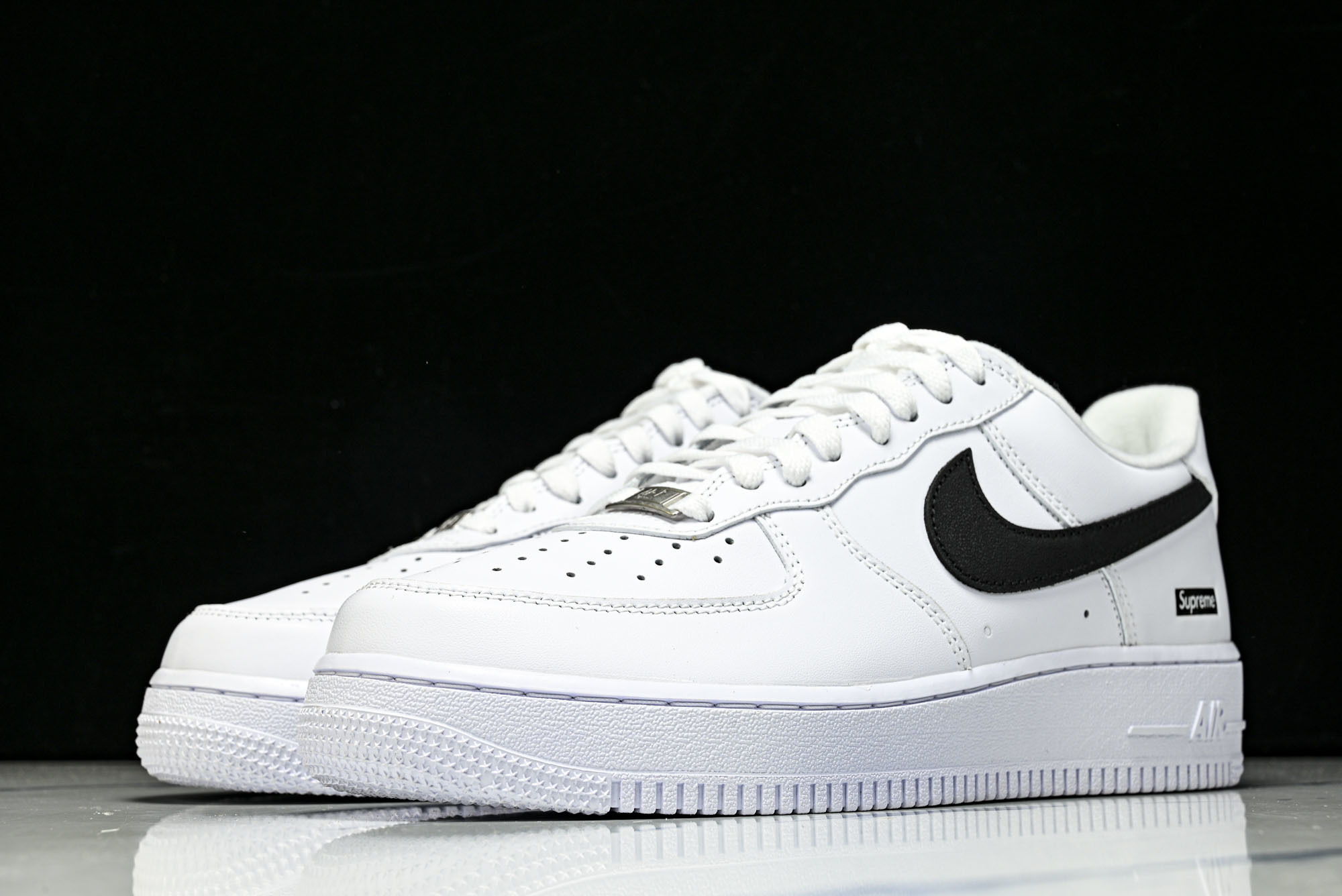 (MAX)NK Air Force 1 Low Supreme White Black 白黑 CU922