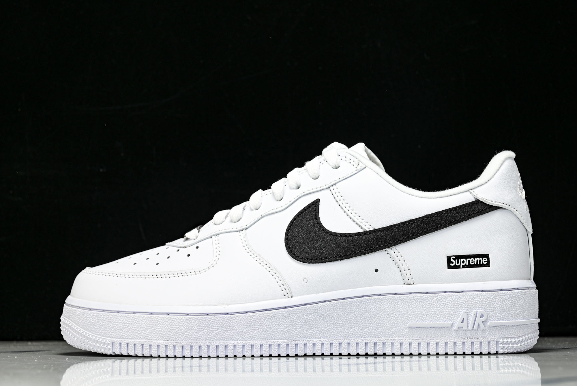 (MAX)NK Air Force 1 Low Supreme White Black 白黑 CU922