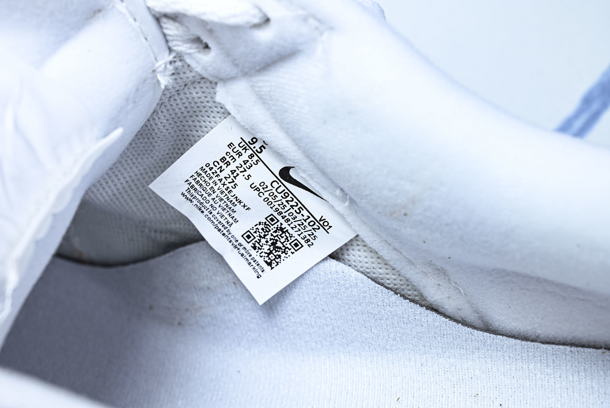 (MAX)NK Air Force 1 Low Supreme White Black 白黑 CU922