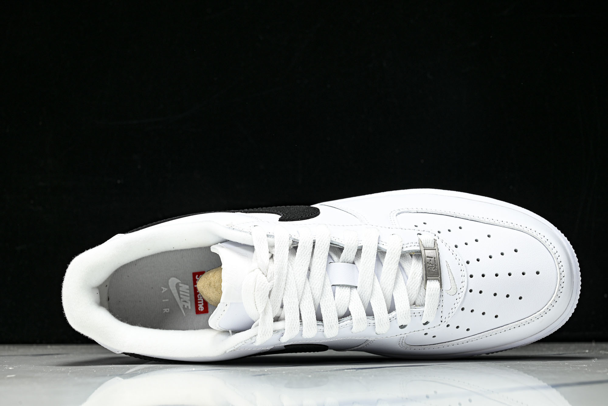 (MAX)NK Air Force 1 Low Supreme White Black 白黑 CU922