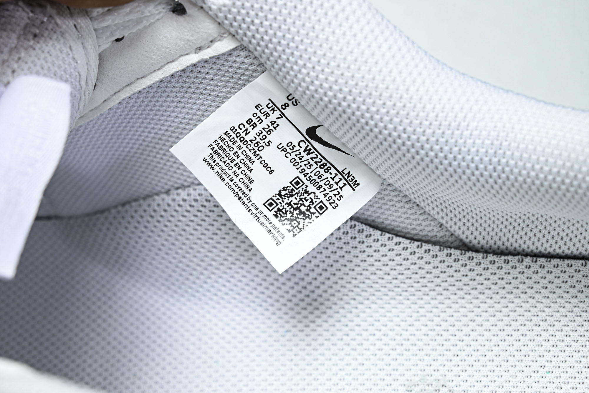 (MAX)NK Air Force 1 Low 07 AF1 全白 CW2288-11135.5 36 