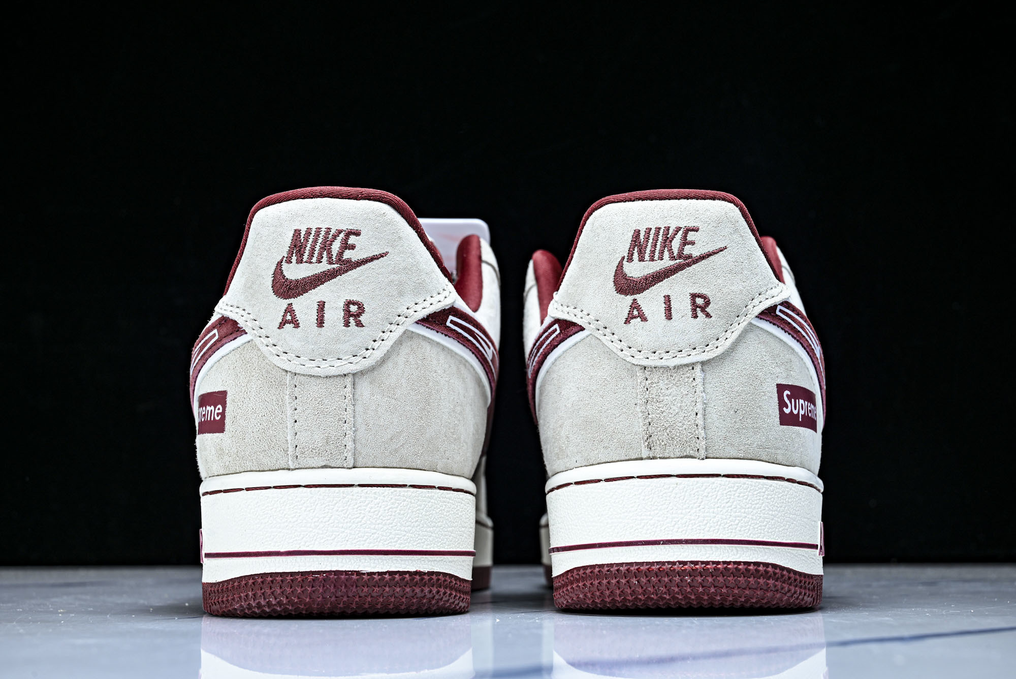 Nike Air Force 1'07 Low 浅米酒红 空军一号低帮休闲板鞋 SS1979-01236