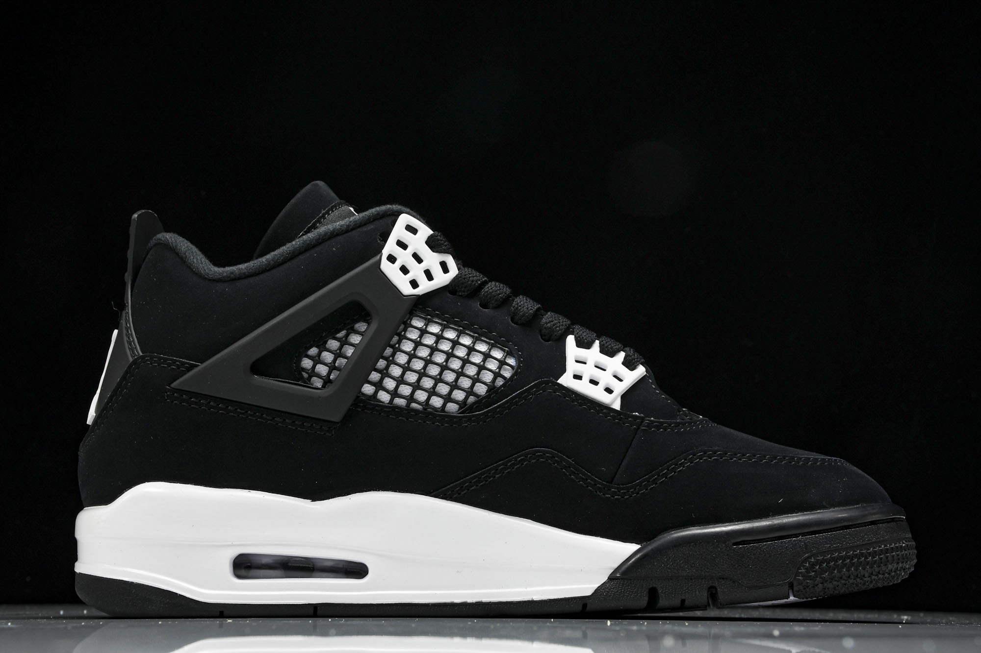 (OG原厂)Air Jordan 4 Retro“White Thunder”黑白雷电 FQ8138-0