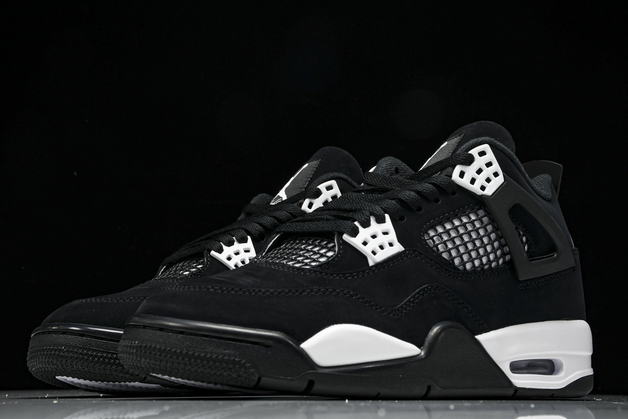 (OG原厂)Air Jordan 4 Retro“White Thunder”黑白雷电 FQ8138-0