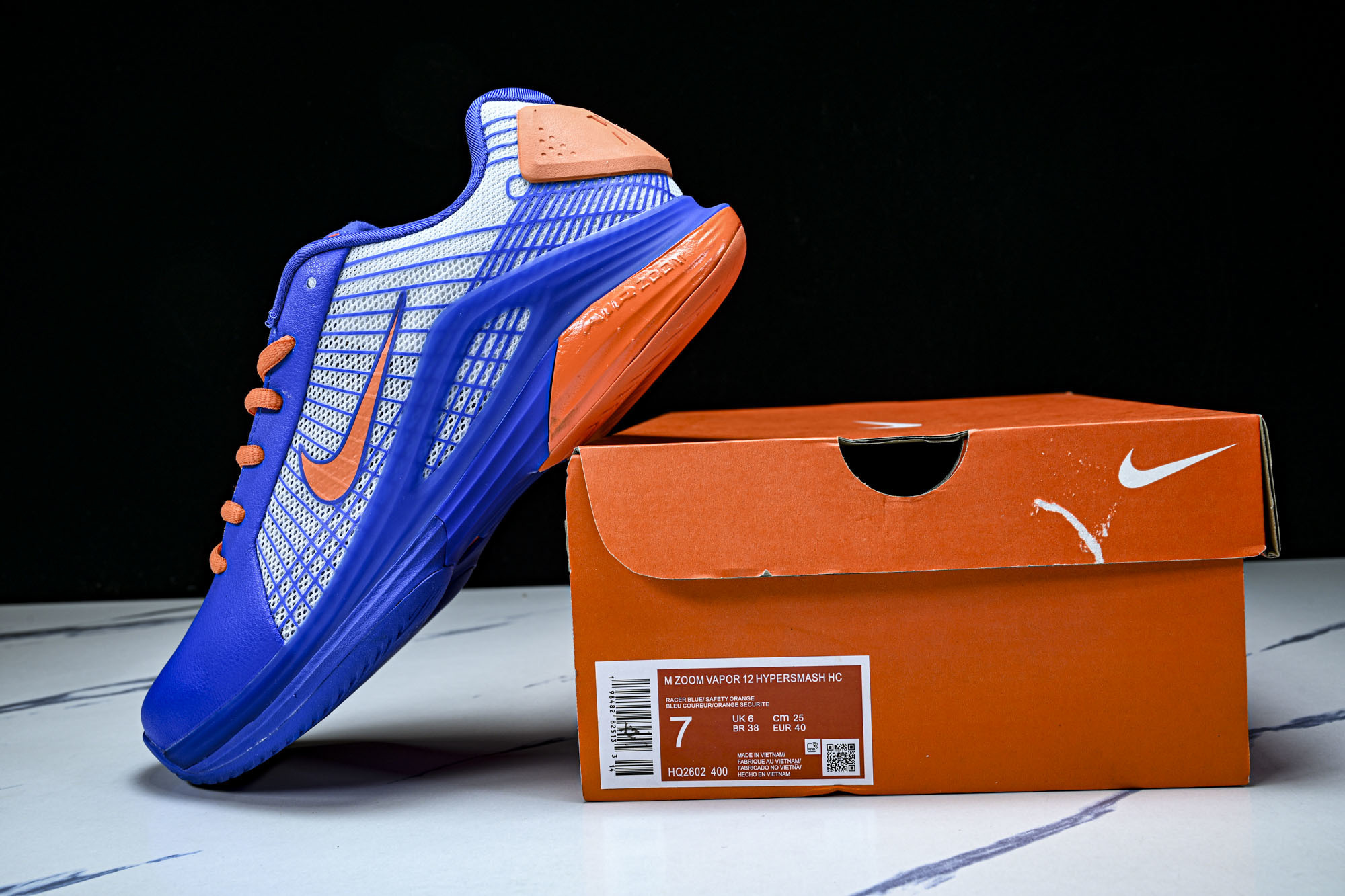 Nike/耐克Vapor 12男女士缓震运动耐磨网球鞋HQ2602 400Size 36 36.5 37